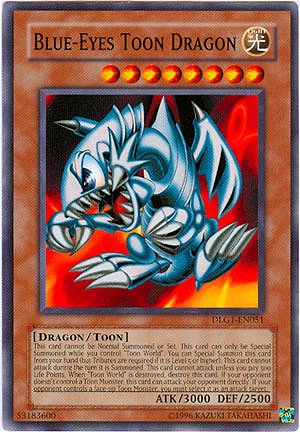 Yu Gi Oh YuGiOh Dark Legends Single Card Blue-Eyes Toon Dragon DLG1-EN051 Common [Toy]